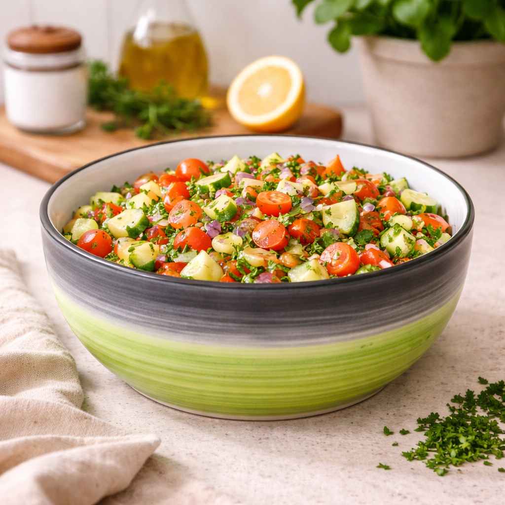Kunhar Ceramic Mixing Bowl Set – 4 Pieces (1000ml, 750ml, 500ml, 300ml), Green Gray – Durable, Microwave & Dishwasher Safe – Ideal for Mixing, Serving & Storage - Image 3